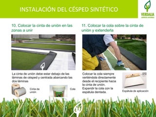 Instalación de césped artificial sobre cemento: guía práctica